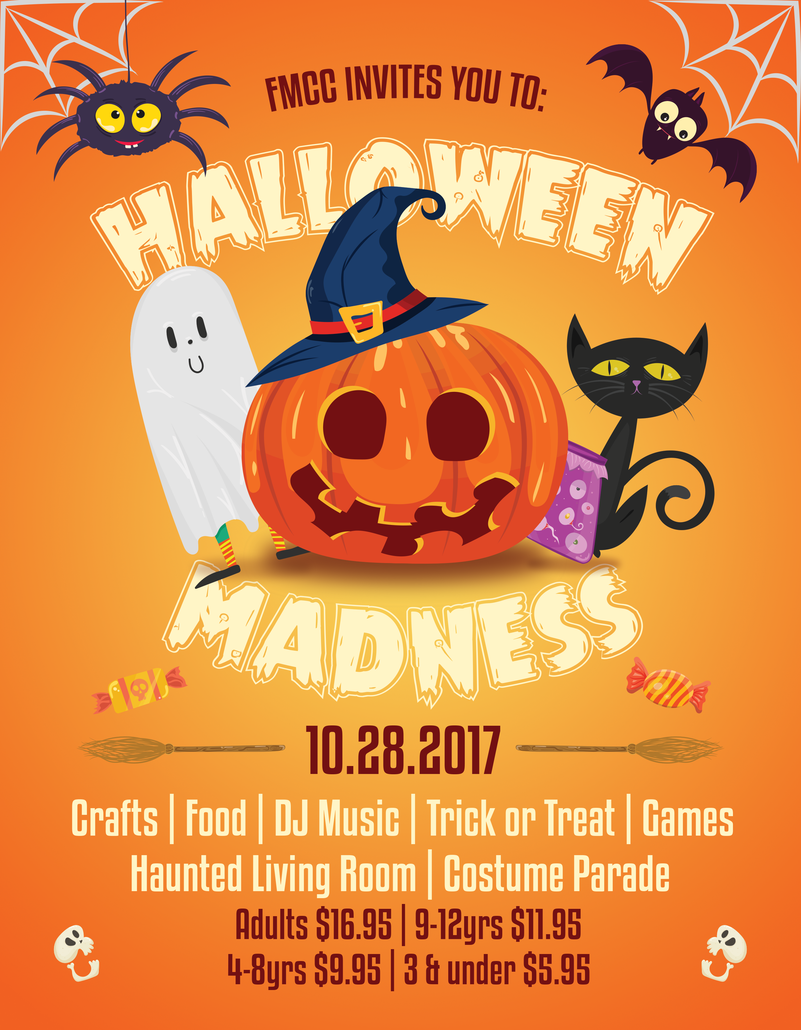 Halloween Flyer Event Calendar